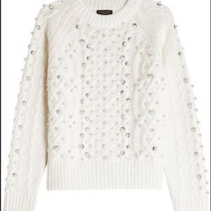 rag & bone jemima beaded sweater